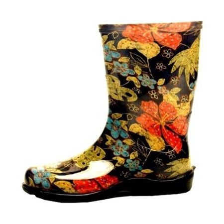 Principle Plastics WMNS SZ10 BLK Tall Boot 5002BK10